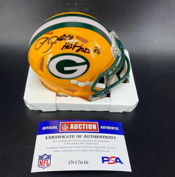 HOF - Packers LeRoy Butler Signed Mini Helmet