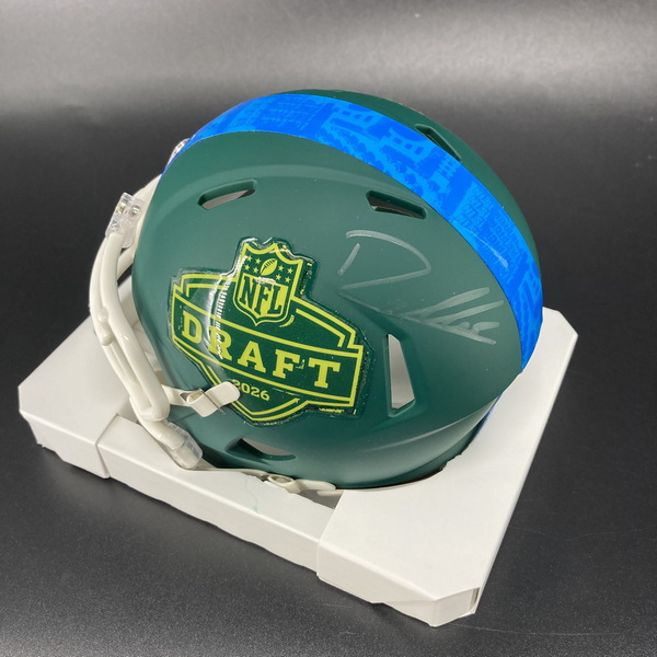 NFL - Steelers Drew Allar Signed '26 Draft Mini Helmet (Light Autograph)
