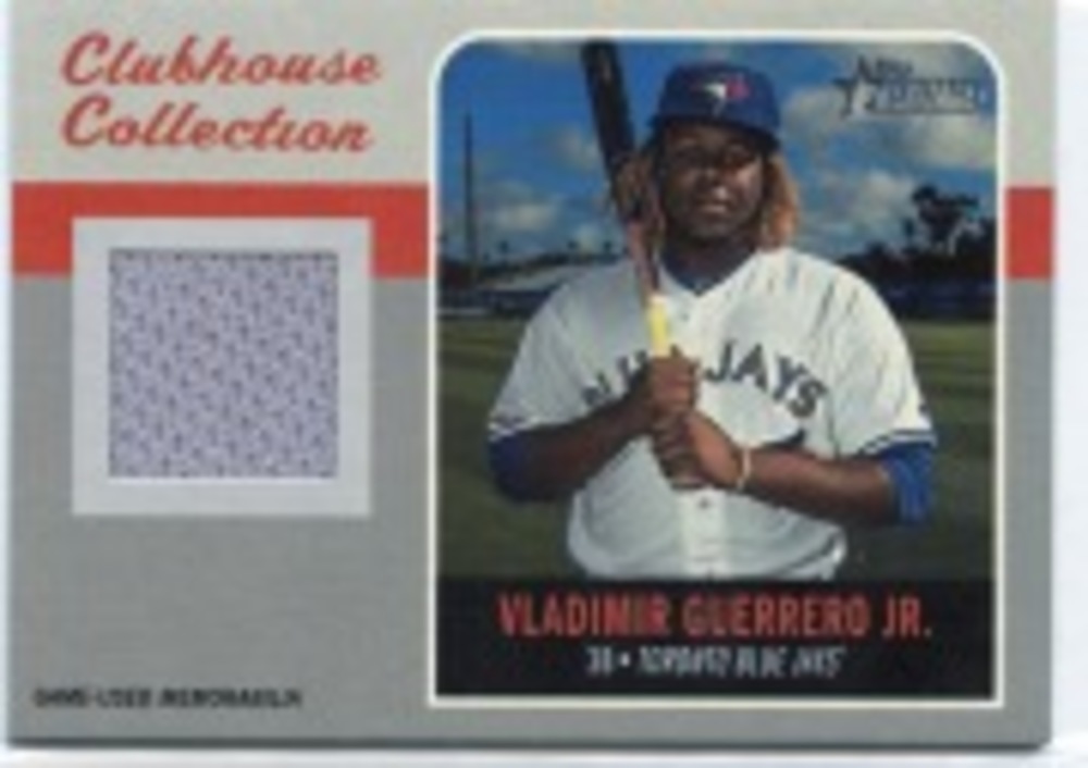 2019 Topps Heritage Clubhouse Collection Relics #CCRVG Vladimir Guerrero Jr. HN