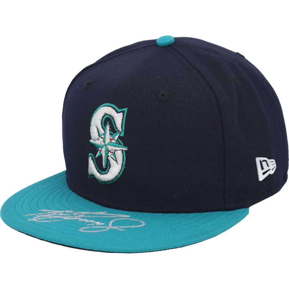 Ken Griffey Jr. Seattle Mariners Autographed New Era 59FIFTY Fitted Hat