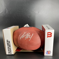 NFL - Ravens Zay Flowers signed authentic football