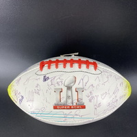 NFL - Falcons Multi Signed Super Bowl 51 Commemorative Panel Ball signed...