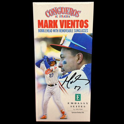 Mark Vientos Autographed Congeuros de Syracuse Bobblehead