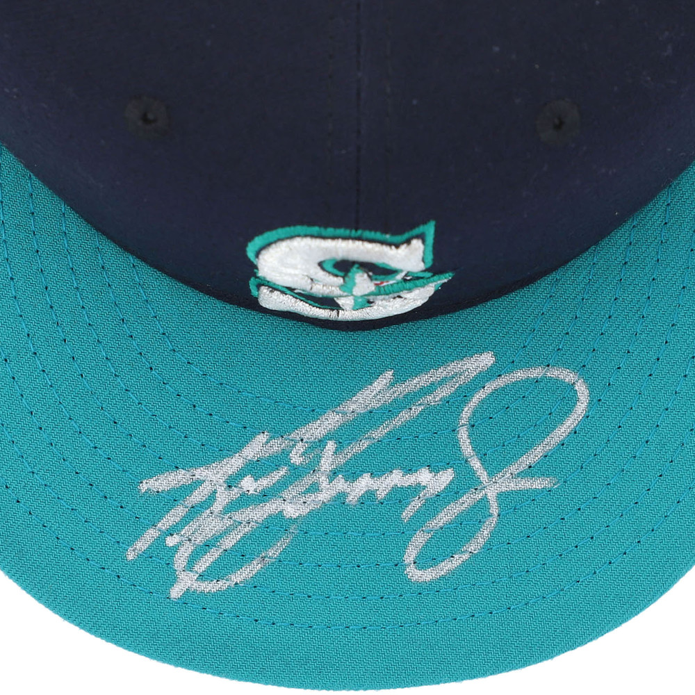 Ken Griffey Jr. Seattle Mariners Autographed New Era 59FIFTY Fitted Hat
