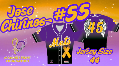 Maddie's Fight Foundation Jersey #55 Jose Chirinos