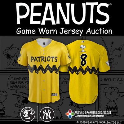 Defensive Coach Uziel Viloria #8, Size 46 (LG), Game-Worn and signed Peanuts Themed Jersey