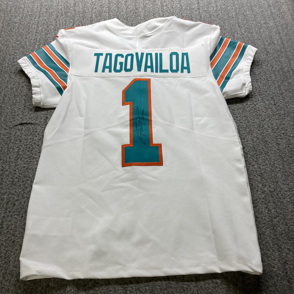Dolphins - Tua Tagovailoa Signed Authentic Jersey Size 40