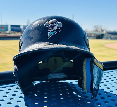 #9 Game used Space Cowboys helmet, Size L, NOT autographed.