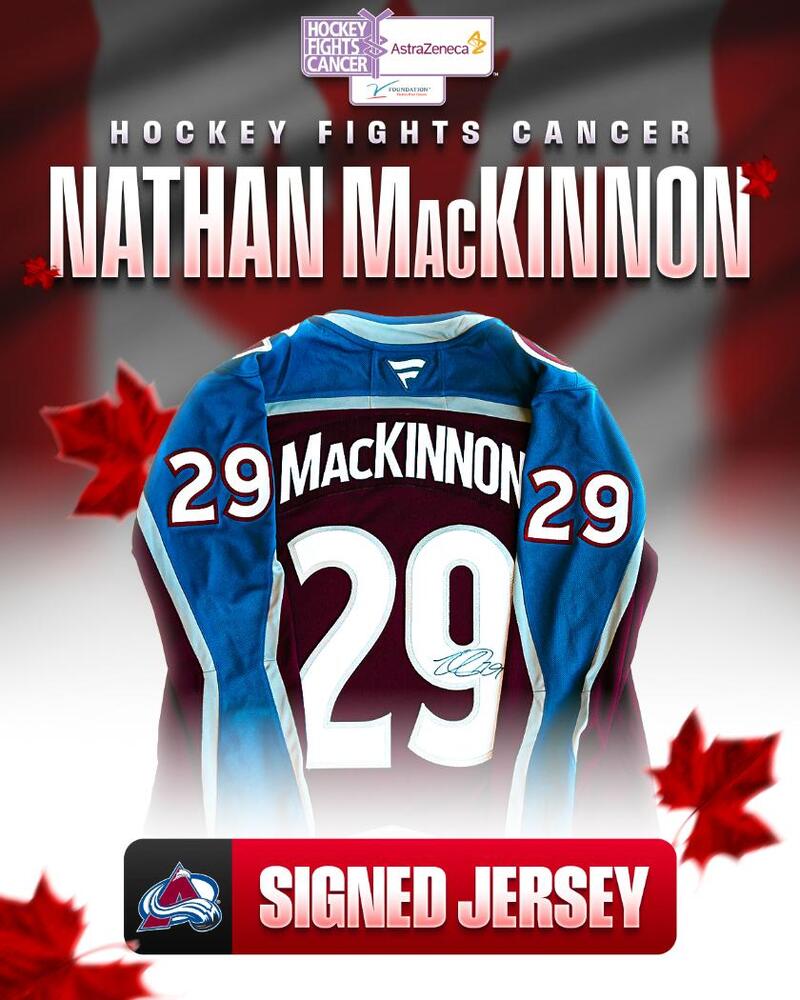 Nathan MacKinnon Autographed Jersey - Colorado Avalanche