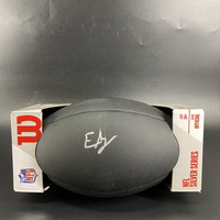 NFL - Seahawks Elijah Arroyo Signed Black Composite Silver Series Football