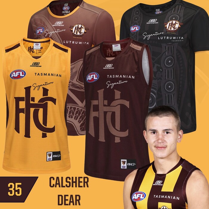 Photo of Calsher Dear #35 Hawthorn 2025 Training Bundle