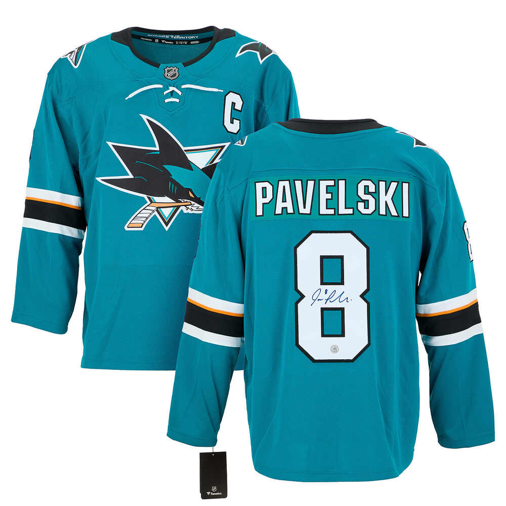 Joe Pavelski Autographed San Jose Sharks Fanatics Breakaway Jersey