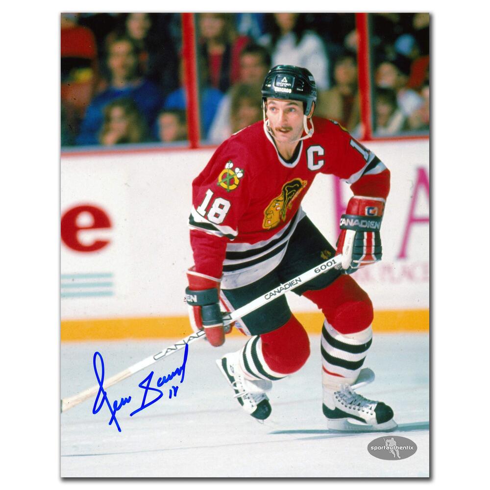 Denis Savard Chicago Blackhawks Autographed 8x10