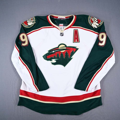 Image of Koivu, Mikko - Minnesota Wild - Game-Worn White Set 1 w/A Jersey - 2007-08 NHL Season