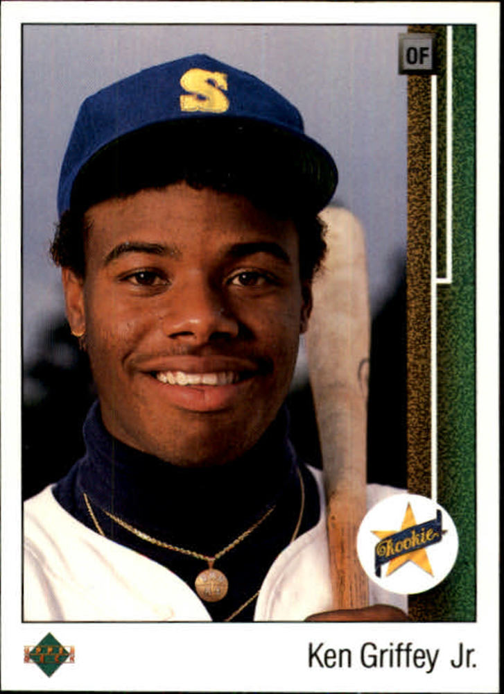 1989 Upper Deck #1 Ken Griffey Jr. Rookie Card -- Hall of Famer