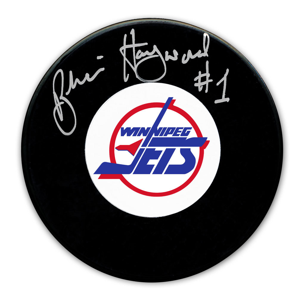 Brian Hayward Winnipeg Jets Autographed Puck