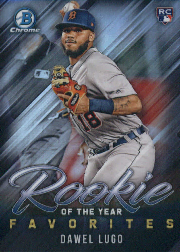 2019 Bowman Chrome Rookie of the Year Favorites #ROYF3 Dawel Lugo