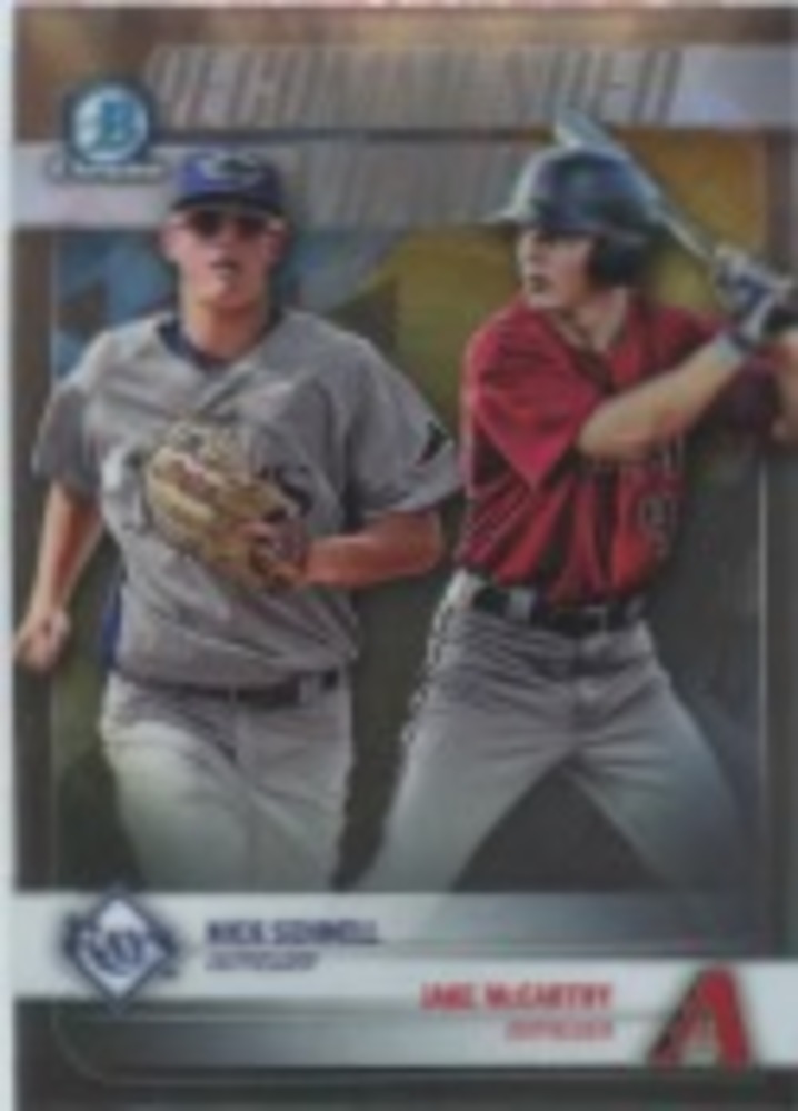 2018 Bowman Chrome Draft Recommended Viewing #RVSM Jake McCarthy/Nick Schnell