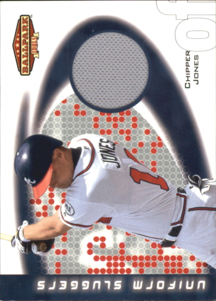 2002 Upper Deck Ballpark Idols Uniform Sluggers Jerseys #CJ Chipper Jones
