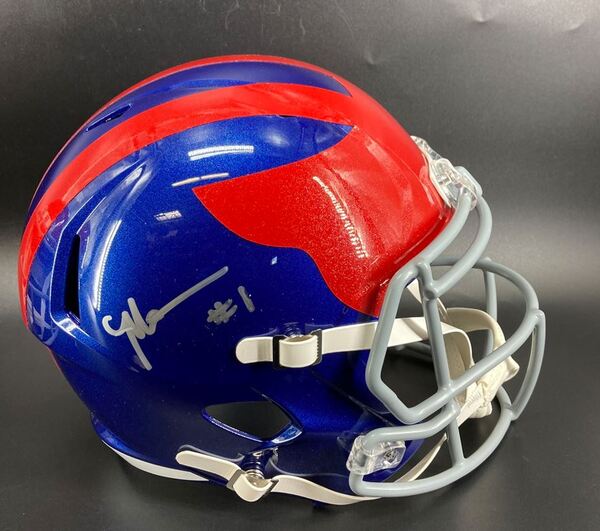 NFL - Giants Malik Nabers Signed Alternate Replica Speed Helmet
