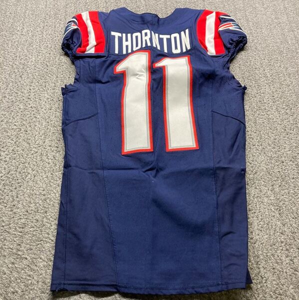 International Games - Patriots Tyquan Thornton Game Worn Jersey (11/12/2...
