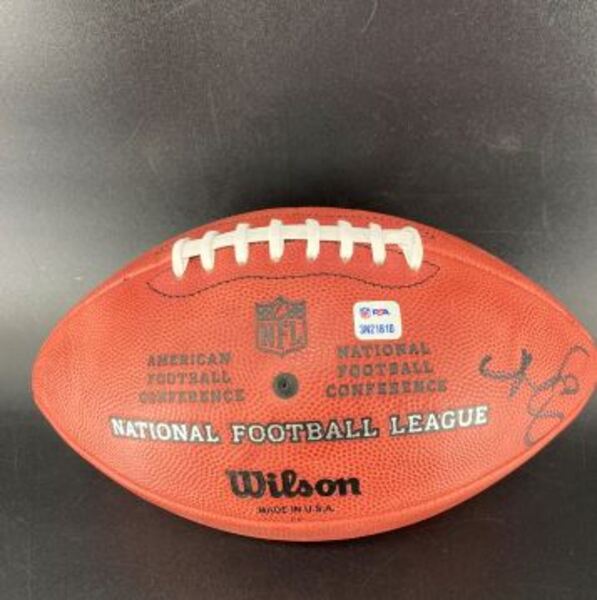 Packers - Romeo Doubs Signed Authentic Football With Packers Logo