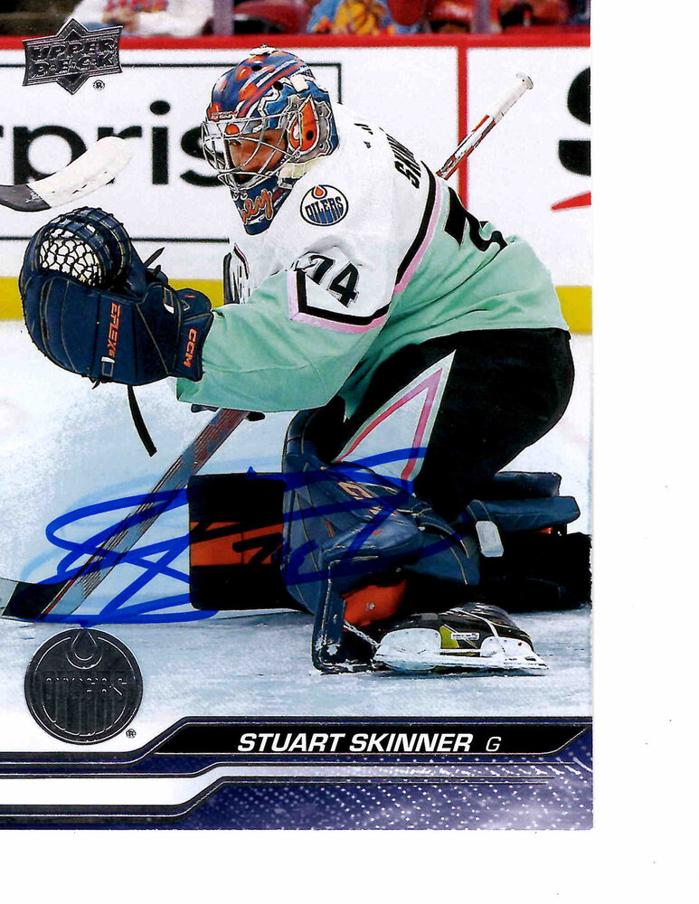 Stuart Skinner Autographed 2023-24 Upper Deck Extended All Star #697