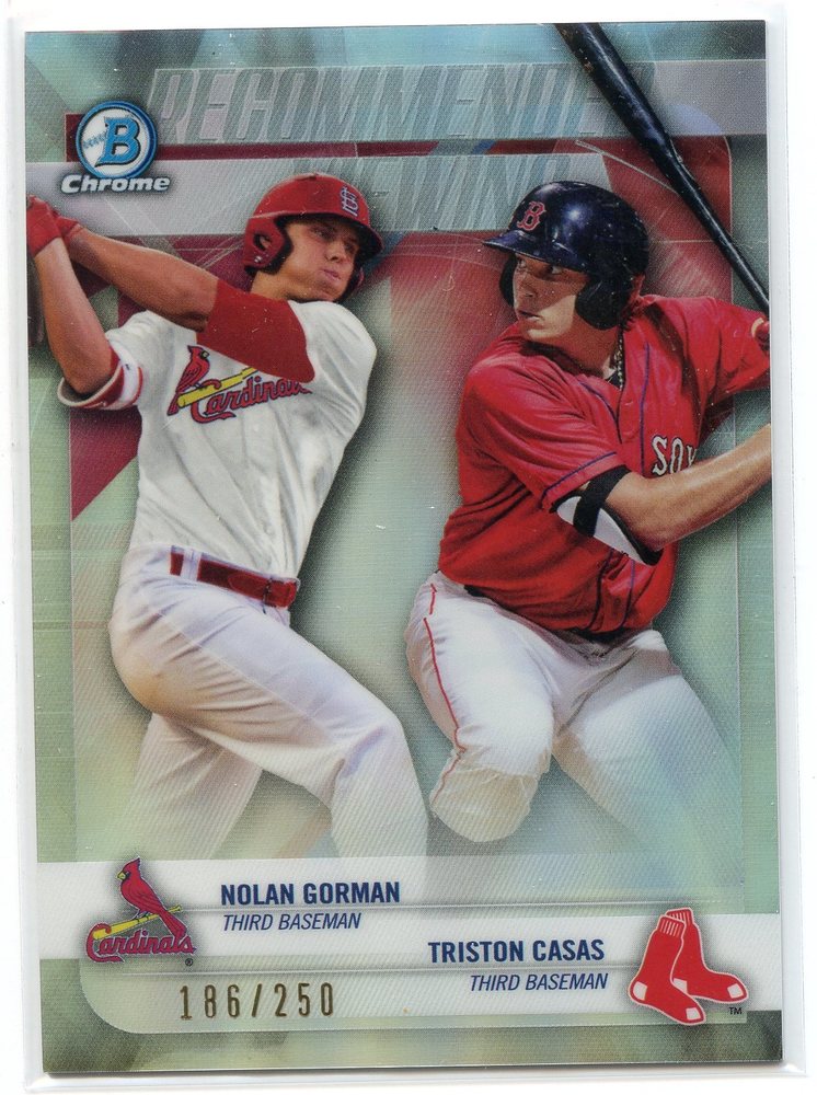 2018 Bowman Chrome Draft Recommended Viewing Refractors #RVLJ Greyson Jenista/Grant Lavigne
