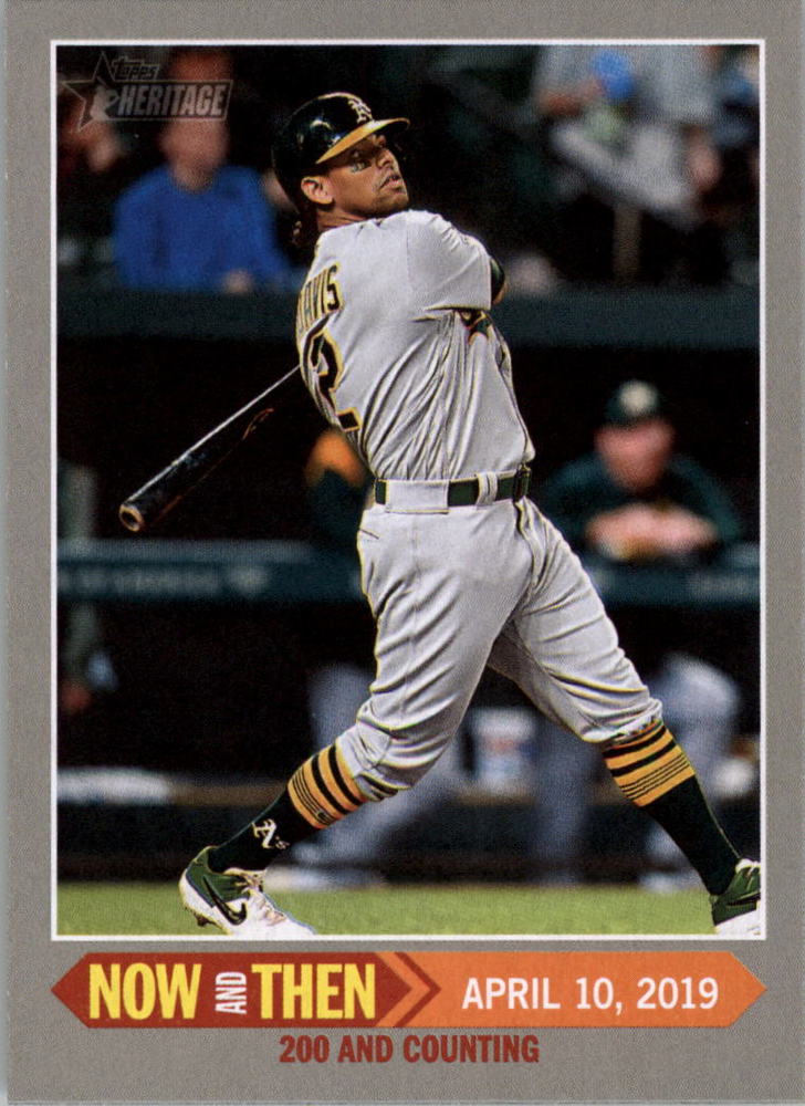 2019 Topps Heritage Now and Then #NT9 Khris Davis