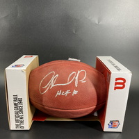 HOF - Rams Orlando Pace Signed Authentic Football with HOF 16 Inscription