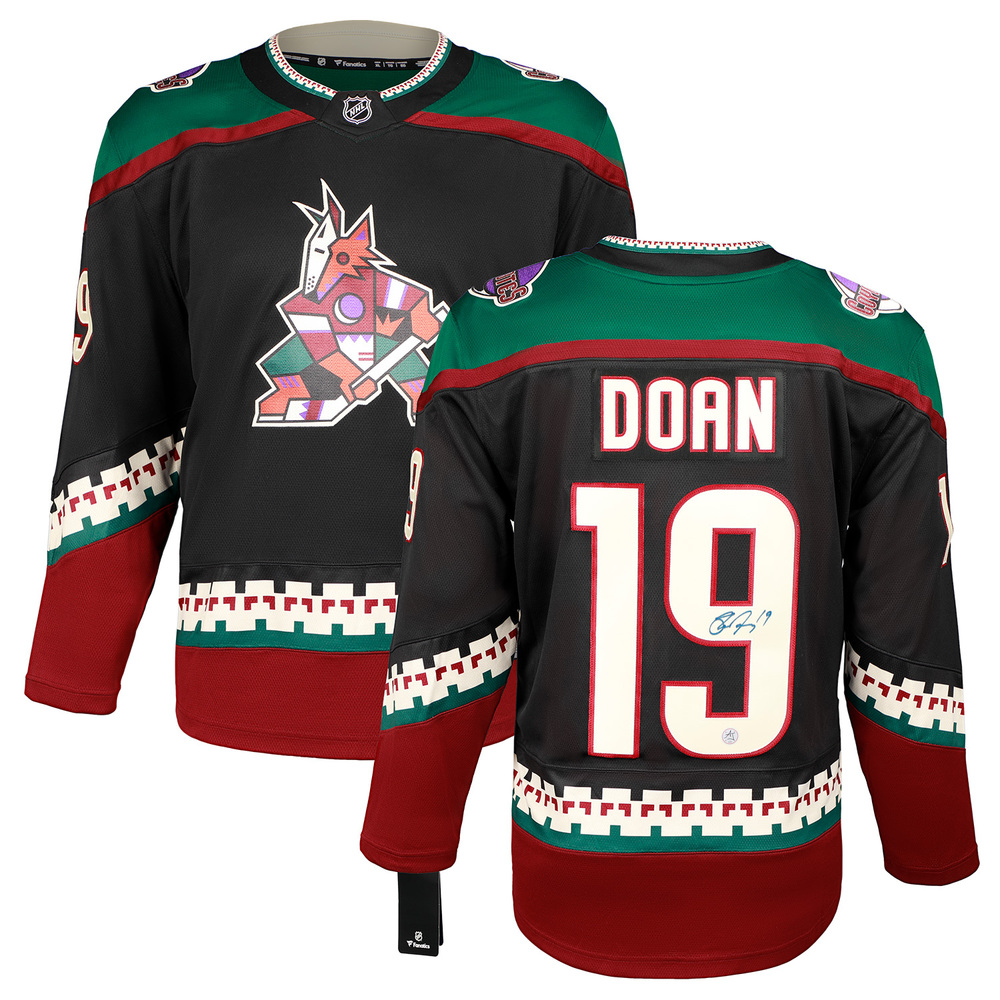 Shane Doan Autographed Arizona Coyotes Black Kachina Fanatics Breakaway Jersey