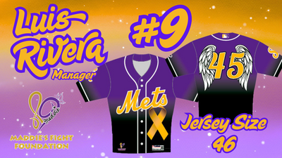 Maddie's Fight Foundation Jersey #9 