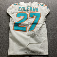 London Games - Dolphins Justin Coleman Game Worn Jersey (10/17/21) Size 40