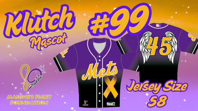 Maddie's Fight Foundation Jersey #99 Klutch
