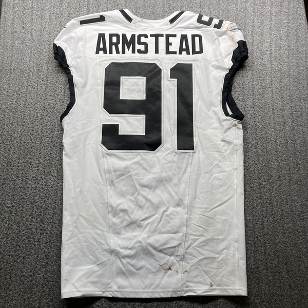 London Games - Jaguars Arik Armstead Game Used Jersey (10/13/24) Size 46...
