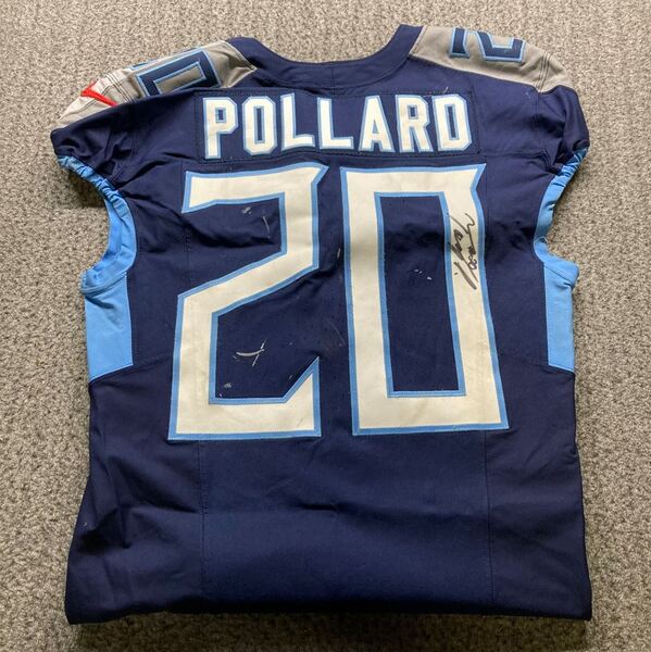 Crucial Catch - Titans Tony Pollard Signed Game Worn Jersey (10/13/2024)...