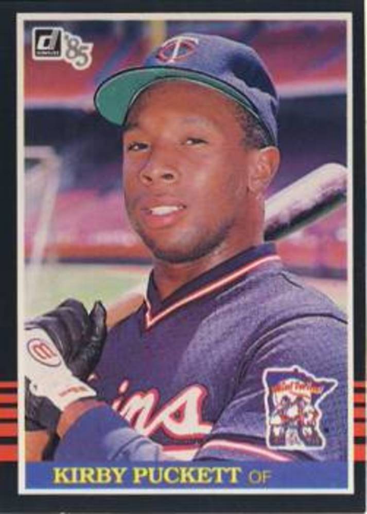 1985 Donruss #438 Kirby Puckett Rookie Card -- Hall of Fame Class of 2001