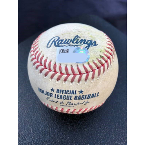 Game-Used Baseball - 2020 ALCS - Houston Astros vs. Tampa Bay Rays - Game 6 - Pitcher: Diego Castillo, Batter: George Springer (2-RBI Single) - Top 5