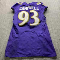 STS - Ravens Calais Campbell Game Worn Jersey (11/7/21) Size 40 W/ WPMOY...