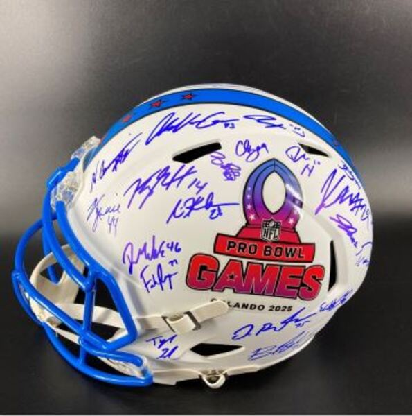 FARA - Pro Bowl Games Helmet Signed By Over 25 Pro Bowlers Including Jah...