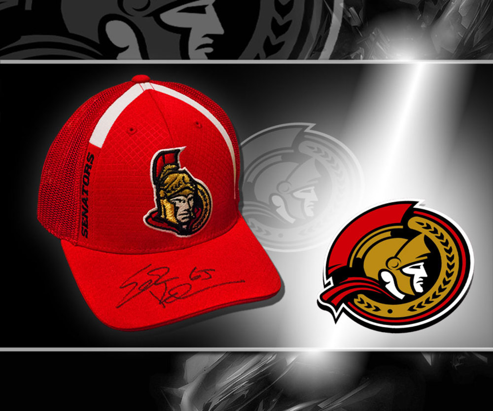 Erik Karlsson Ottawa Senators Autographed RBK Baseball Hat NHL Auctions