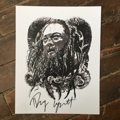 Bray Wyatt SIGNED 11 x 14 Rob Schamberger Print