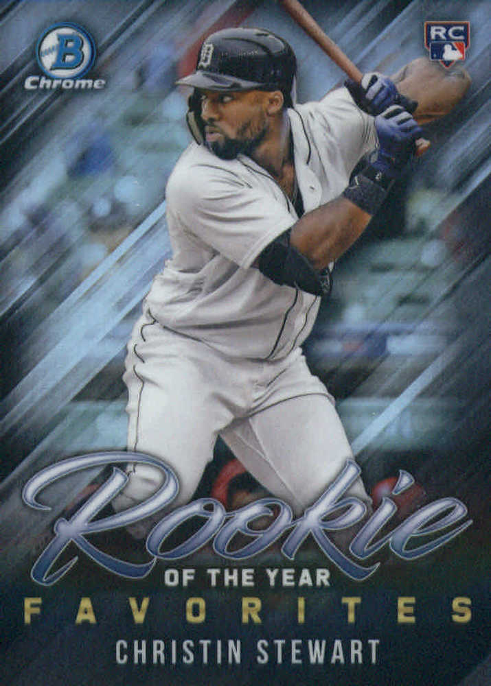 2019 Bowman Chrome Rookie of the Year Favorites #ROYF10 Christin Stewart