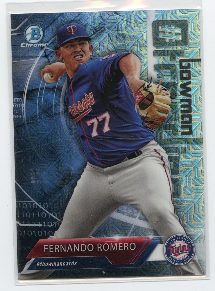 2018 Bowman Chrome Mega Box Hashtag Trending Refractors #FR Fernando Romero