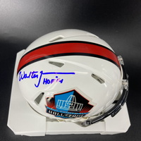 HOF - Seahawks Walter Jones Signed HOF Mini Helmet with HOF 14 Inscription