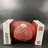 Colts - Darius Leonard Signed Authentic Football With Colts Logo