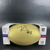 NFL - Raiders Jack Bech Signed Gold Composite Football