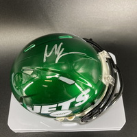 NFL - Jets Malachi Corley Signed Mini Helmet
