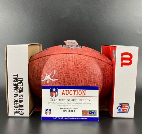 NFL - Cowboys George Pickens Signed Authentic Football