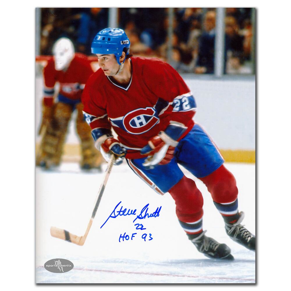 Steve Shutt Montreal Canadiens Rush Autographed 8x10
